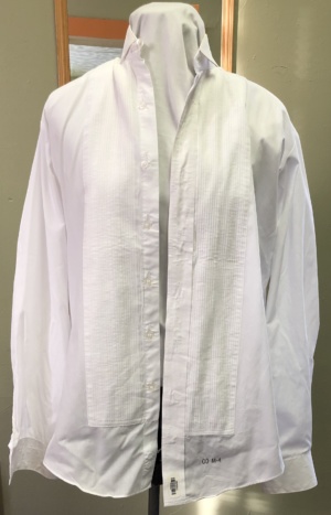 White Tuxedo Shirt-Mn Tx Sht 8226-Neck 15