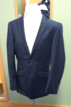 Navy Modern Suit-Mn Mod Su 4200-38-Size 38