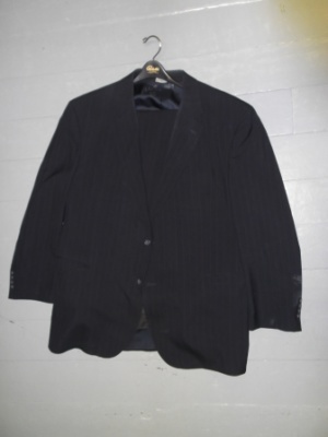 Dark blue Modern Suit-Mn Mod Su 4750-48-2pc-Size 48