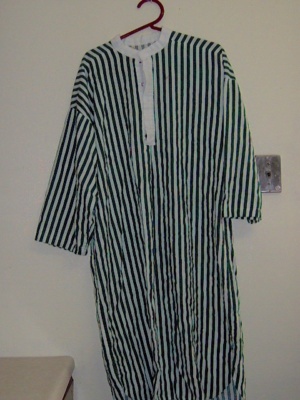 Green and White Pajamas-NT GWN 3550-Top Chest 46
