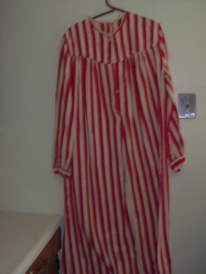 Red and white Pajamas-NT GWN 7850-Top Chest 52