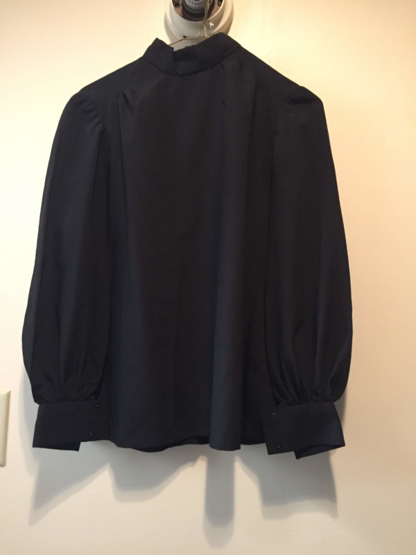 Black Period Blouse-Pd Bl 1402-Bust 38