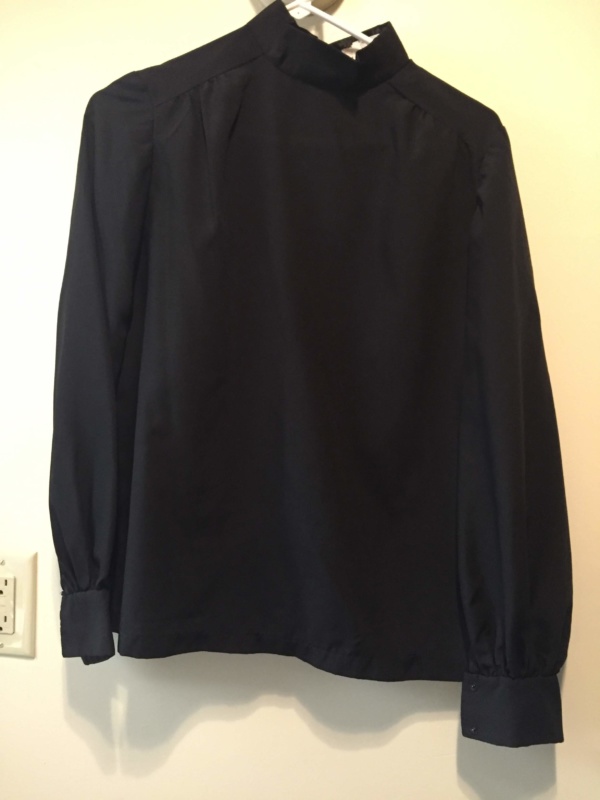 Black Period Blouse-Pd Bl 1407-Bust 38