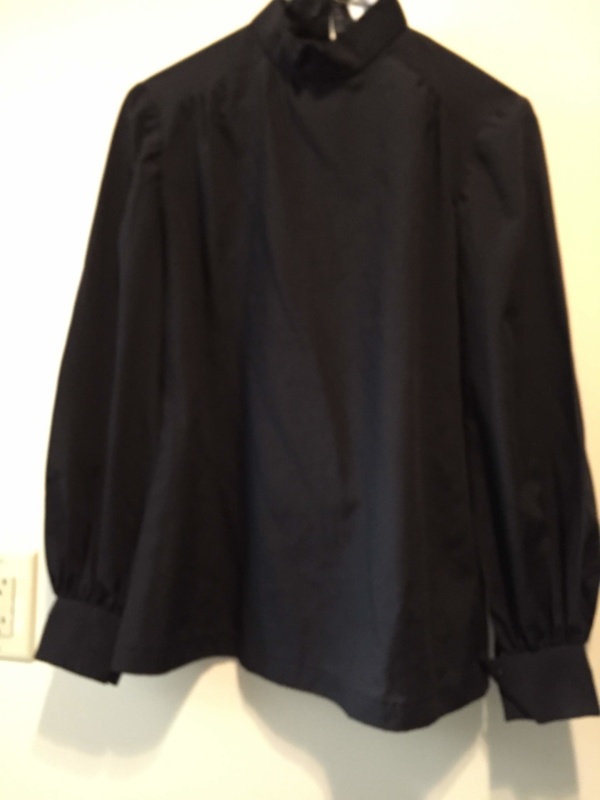 Black Period Blouse-Pd Bl 1501-Bust 40