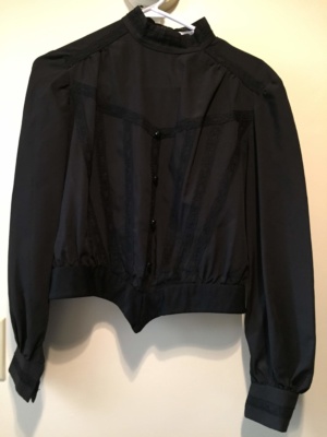 Black Period Blouse-Pd Bl 1601-Bust 42