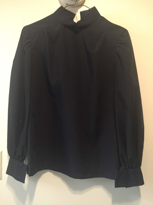 Black Period Blouse-Pd Bl 1800-Bust 46