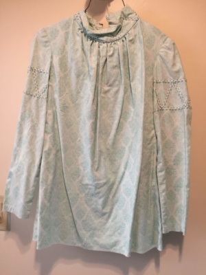 Green Period Blouse-Pd Bl 3325-Bust 36