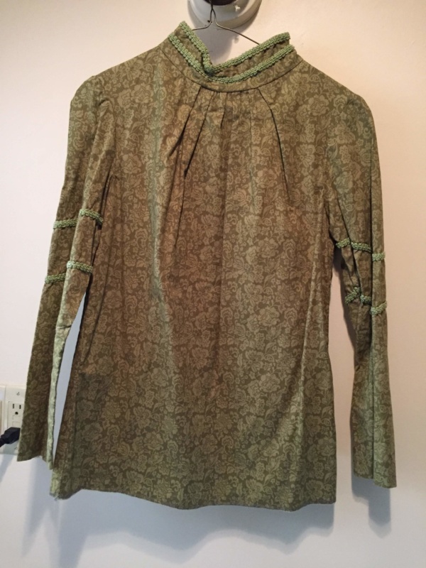 Green Period Blouse-Pd Bl 3426-Bust 38