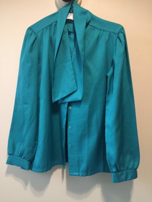 Green Period Blouse-Pd Bl 3500-Bust 40