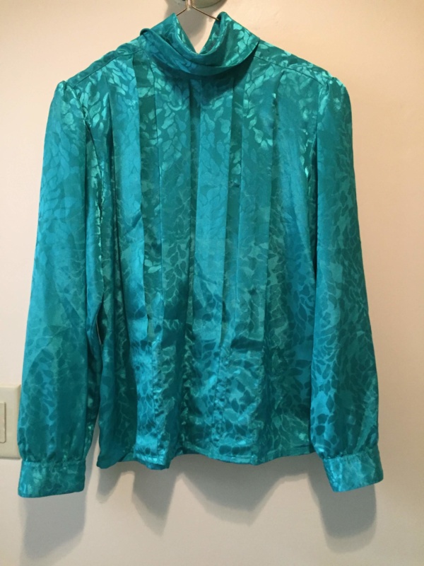 Green Period Blouse-Pd Bl 3501-Bust 40