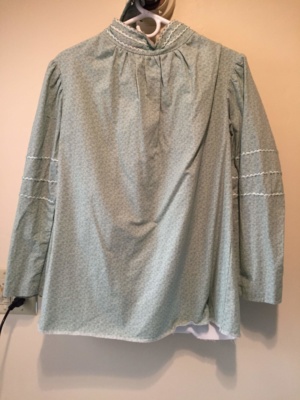 Green blue Period Blouse-Pd Bl 3726-Bust 44