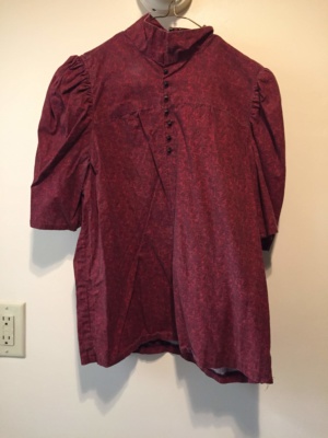 Red Period Blouse-Pd Bl 7925-Bust 42