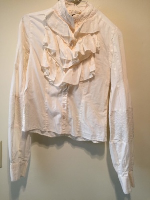 White Period Blouse-Pd Bl 8304-Bust 36