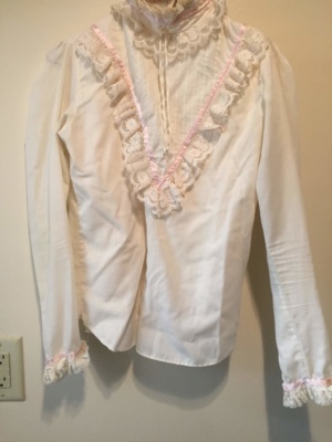 White Period Blouse-Pd Bl 8400-Bust 38