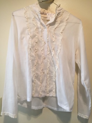 White Period Blouse-Pd Bl 8503-Bust 40