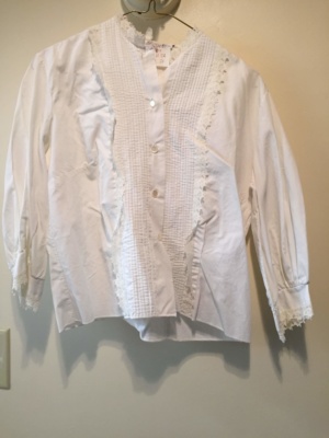 White Period Blouse-Pd Bl 8504-Bust 40