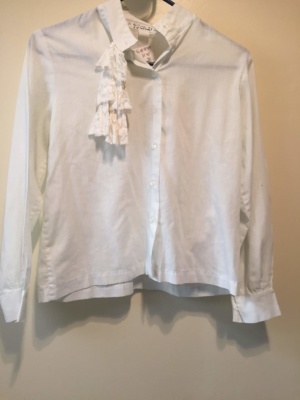 White Period Blouse-Pd Bl 8507-Bust 40