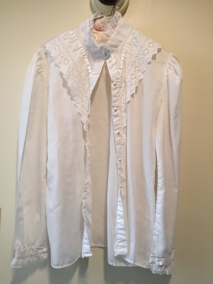 White Period Blouse-Pd Bl 8509-Bust 40