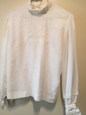 White Period Blouse-Pd Bl 8510-Bust 40