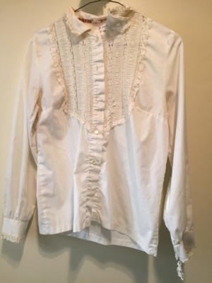 White Period Blouse-Pd Bl 8512-Bust 40