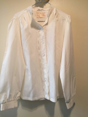 White Period Blouse-Pd Bl 8513-Bust 40