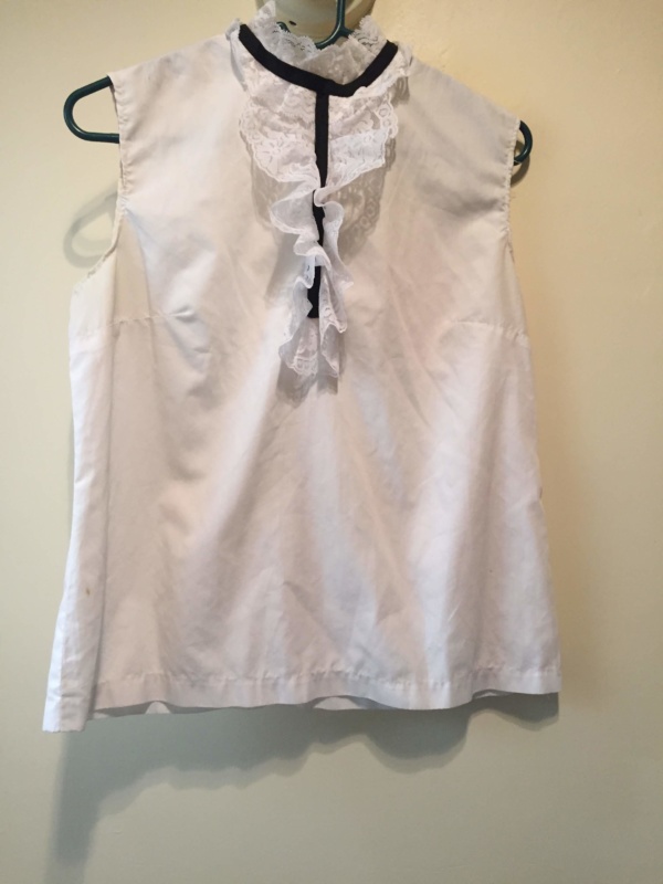 White Period Blouse-Pd Bl 8514-Bust 40