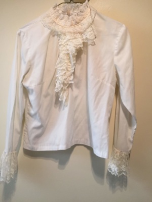 White Period Blouse-Pd Bl 8515-Bust 40