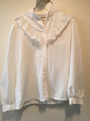 White Period Blouse-Pd Bl 8516-Bust 40