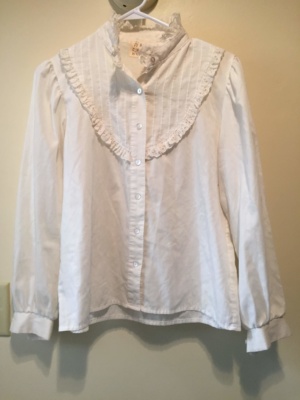 White Period Blouse-Pd Bl 8517-Bust 40