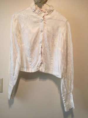 White Period Blouse-Pd Bl 8525-Bust 40