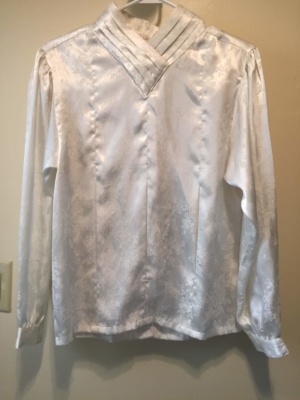 White Period Blouse-Pd Bl 8526-Bust 40
