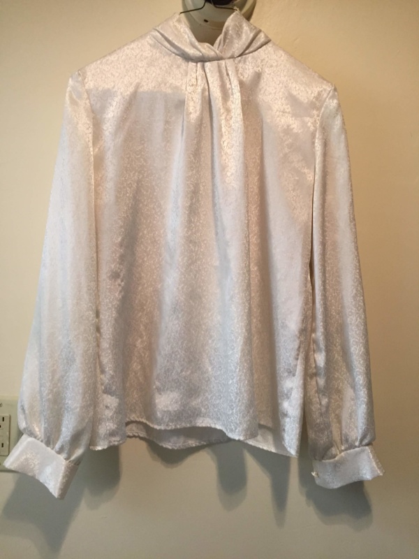 White Period Blouse-Pd Bl 8527-Bust 40