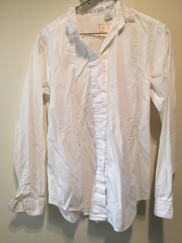 White Period Blouse-Pd Bl 8608-Bust 42