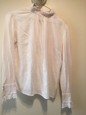 White Period Blouse-Pd Bl 8609-Bust 42