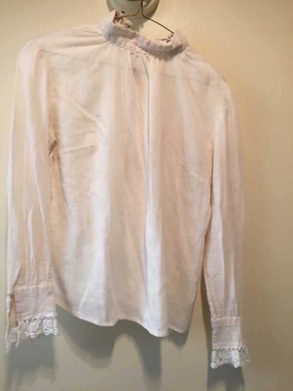 White Period Blouse-Pd Bl 8609-Bust 42