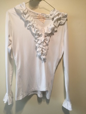 White Period Blouse-Pd Bl 8614-Bust 42