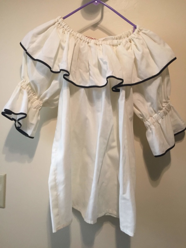 White Period Blouse-Pd Bl 8702-Bust 44
