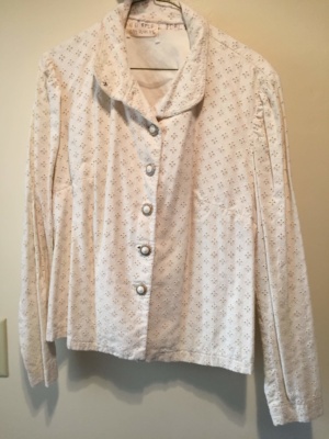 Ivory Period Blouse-Pd Bl 8726-Bust 44