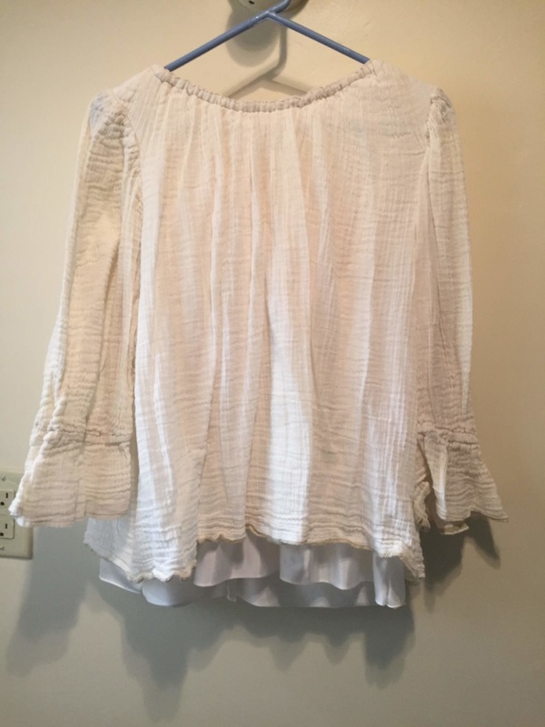 White Period Blouse-Pd Bl 8800-Bust 50