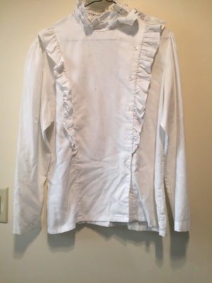 White Period Blouse-Pd Bl 8806-Bust 46