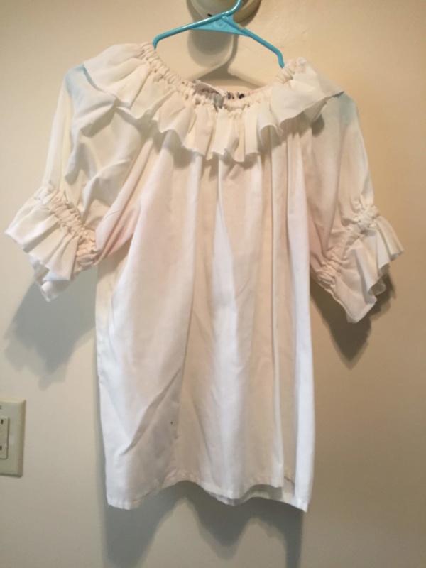 White Period Blouse-Pd Bl 8900-Bust 50