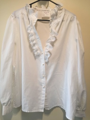 White Period Blouse-Pd Bl 8901-Bust 50