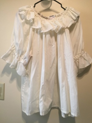 White Period Blouse-Pd Bl 8905-Bust 56