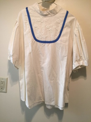 White Period Blouse-Pd Bl 8911-Bust 50