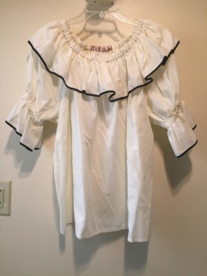 White Period Blouse-Pd Bl 8912-Bust 54