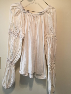 White Period Blouse-Pd Bl 8915-Bust 50