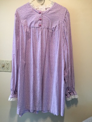 Purple white Period Blouse-Pd Bl 9925-Bust 78