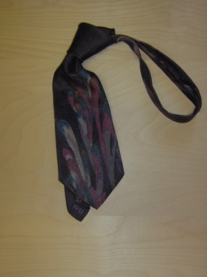 Black and pink and blue and white Necktie-TI 1013- abstract design