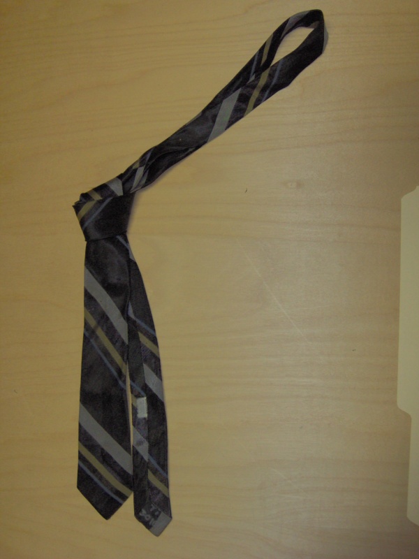 Black and grey and green Necktie-TI 1025- Tie has green sheen and diagonal stripes.