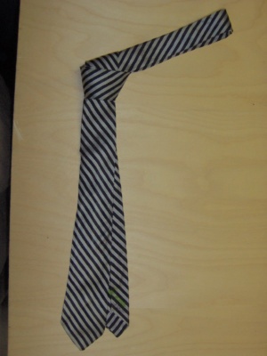 Grey/Black Necktie-TI 2032- Diagonal stripes